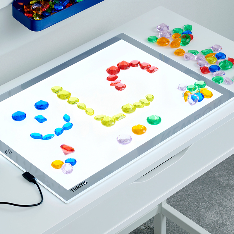 Translucent Colour Jewels, 144 pcs