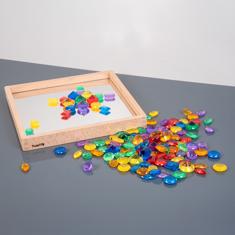 Translucent Colour Jewels, 144 pcs