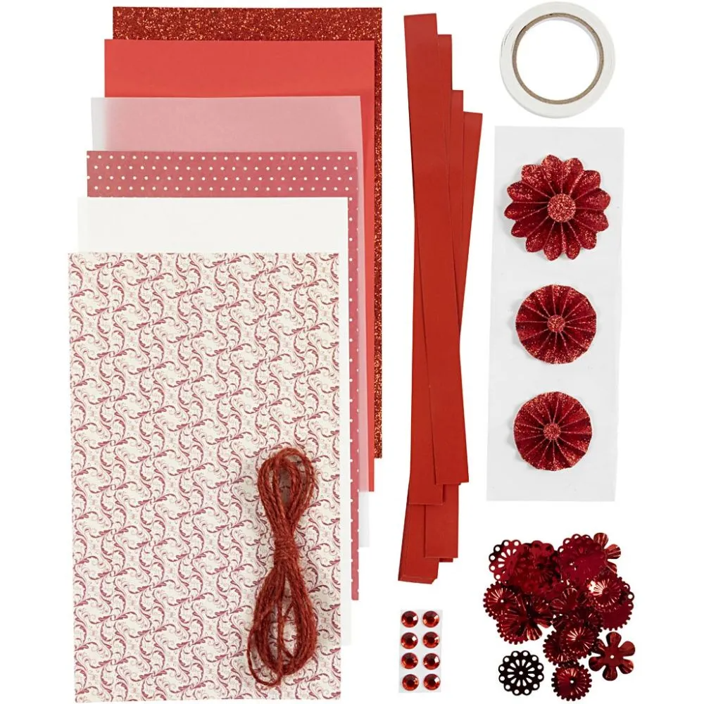 Craft Kit - Christmas, Red/Cream