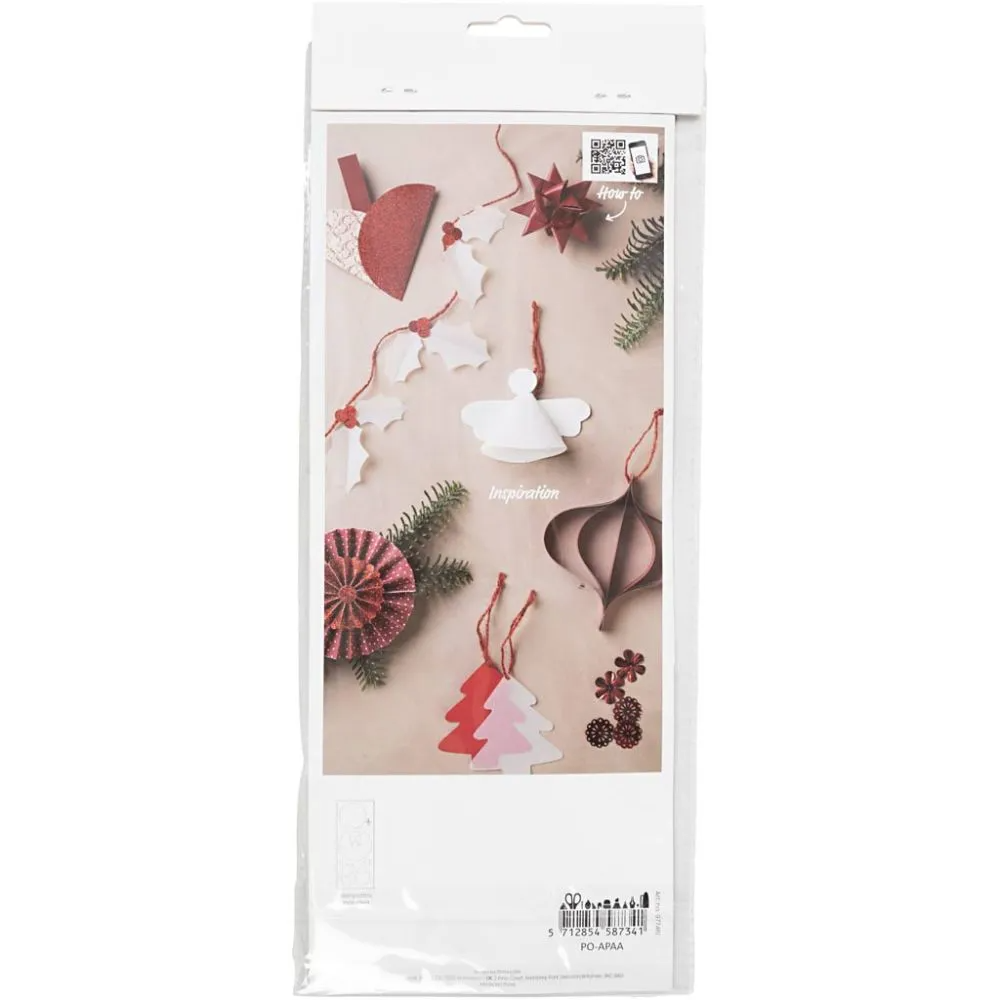 Craft Kit - Christmas, Red/Cream