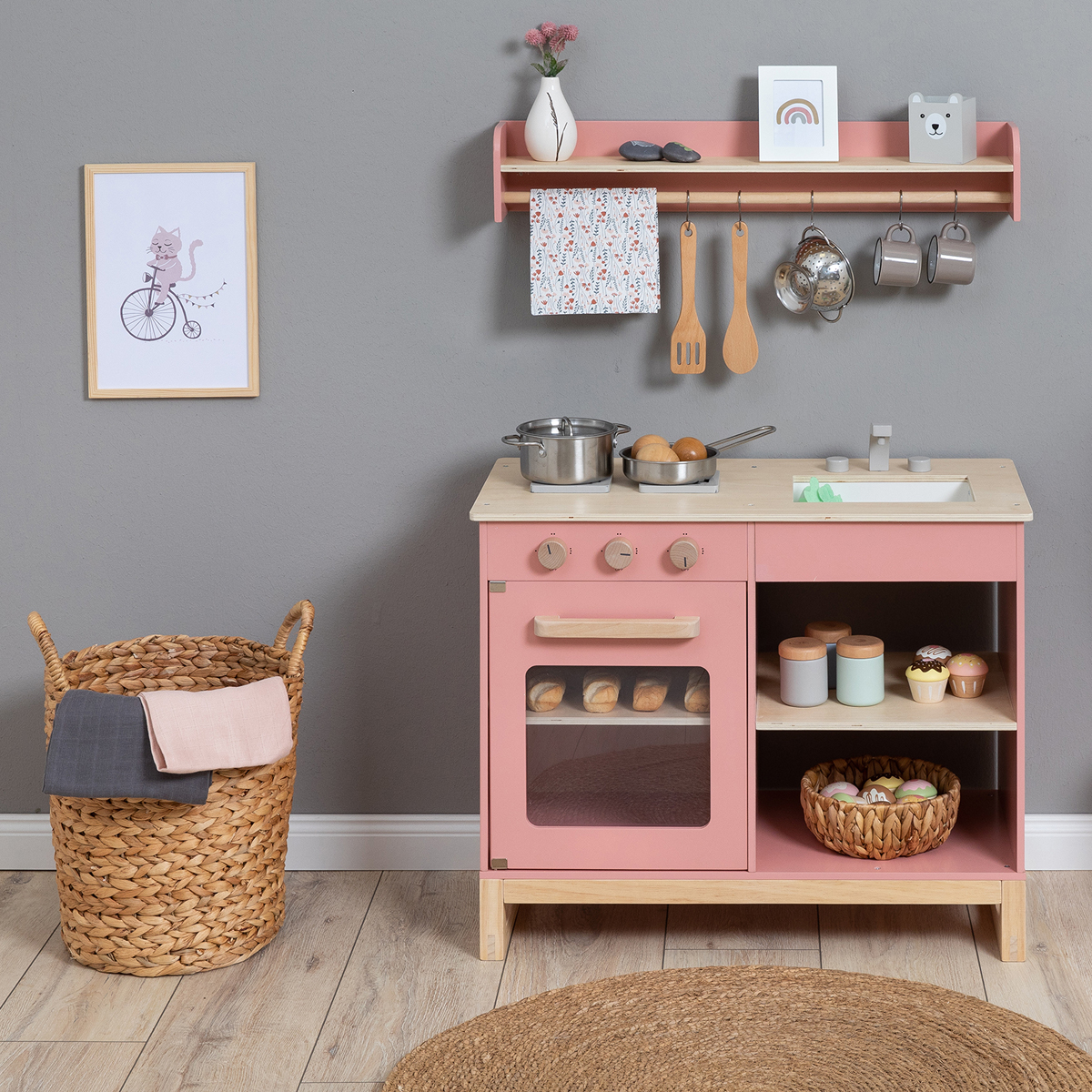 Play Kitchen - Magnolia (Pink)