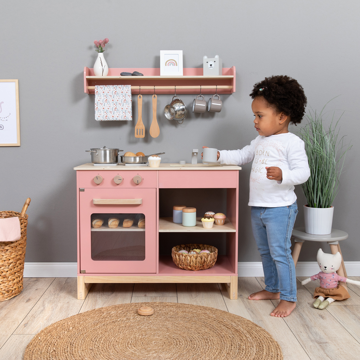 Play Kitchen - Magnolia (Pink)