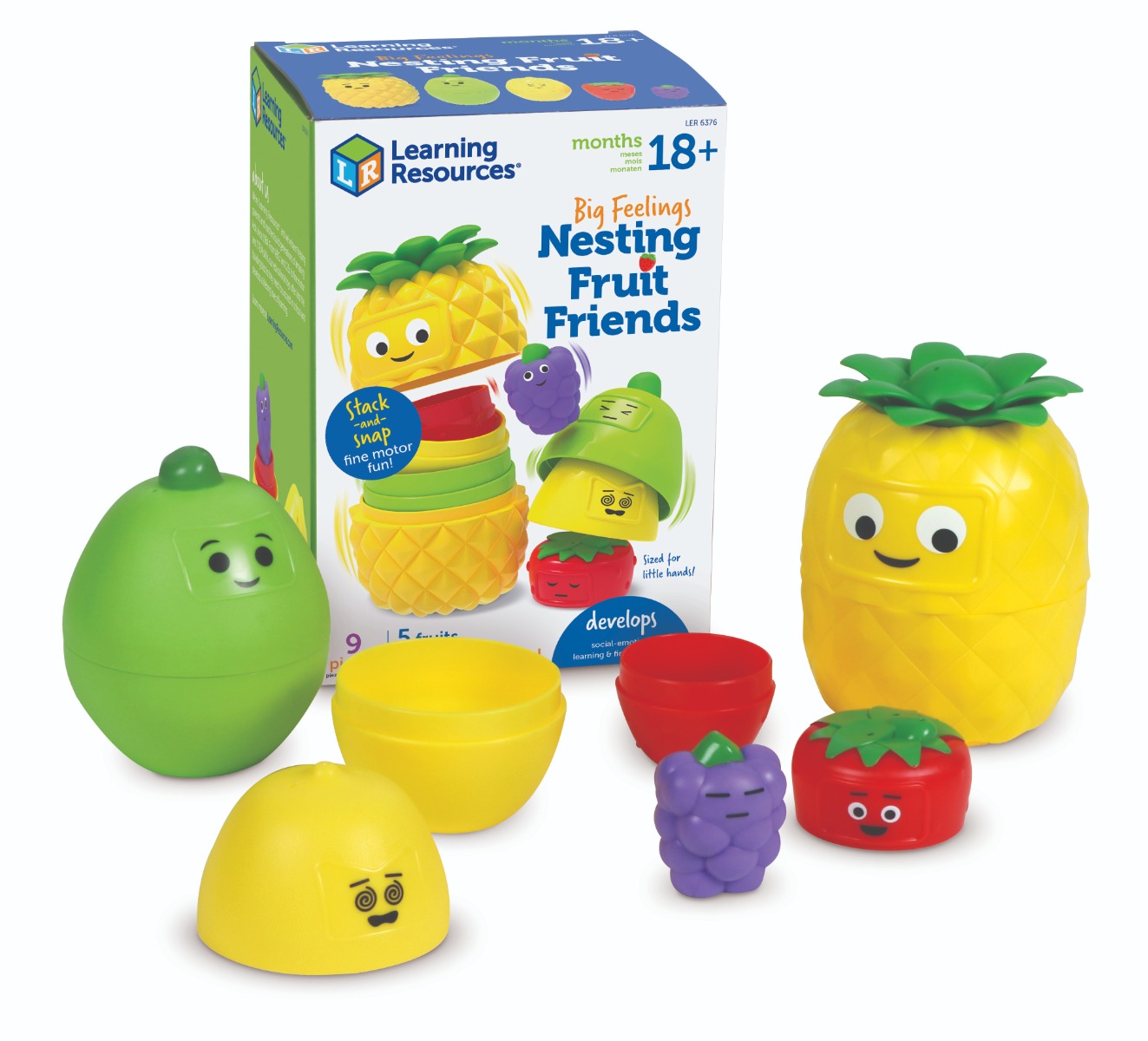 Big Feelings Nesting Fruit Friends