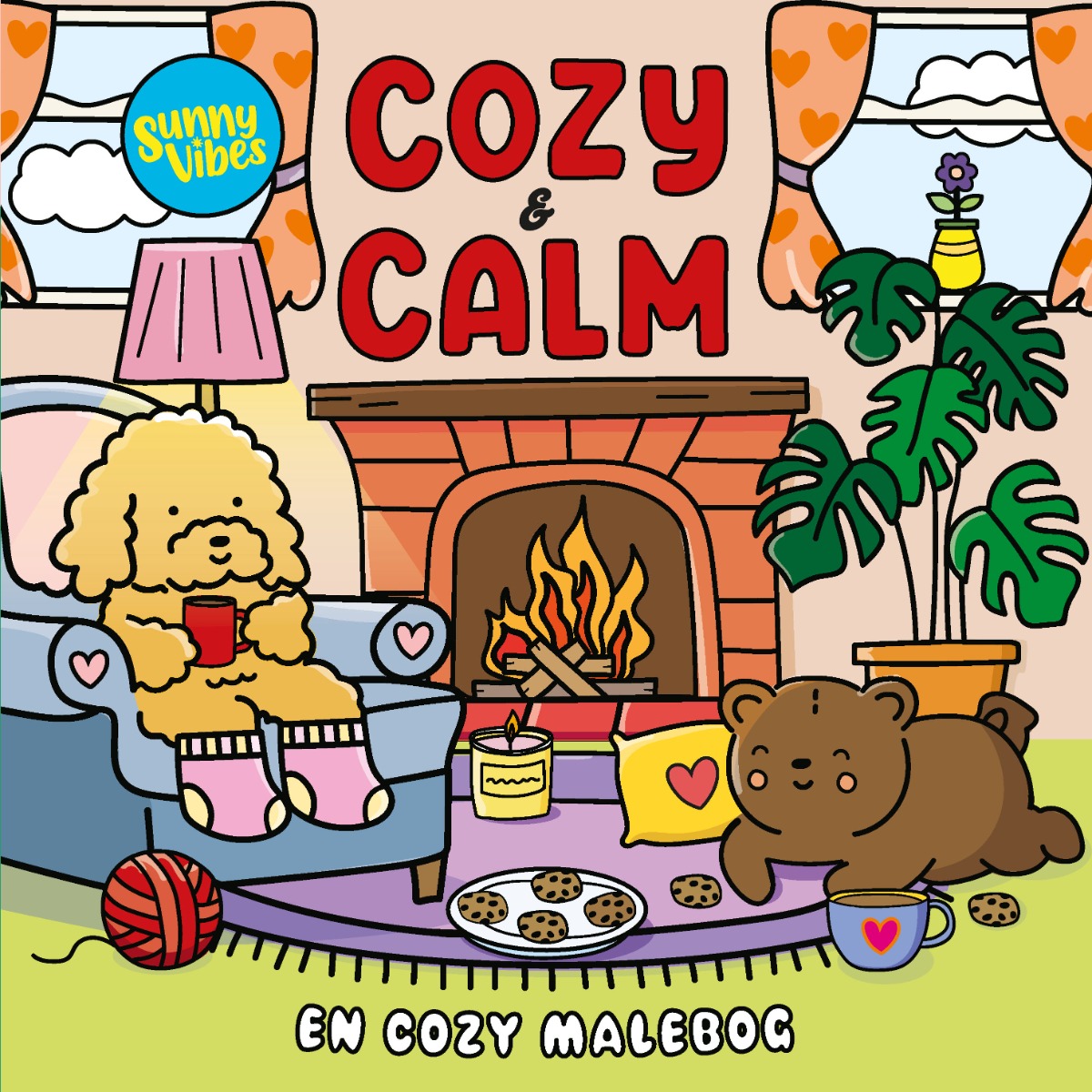 Sunny Vibes Colouring Book - Cozy & Calm