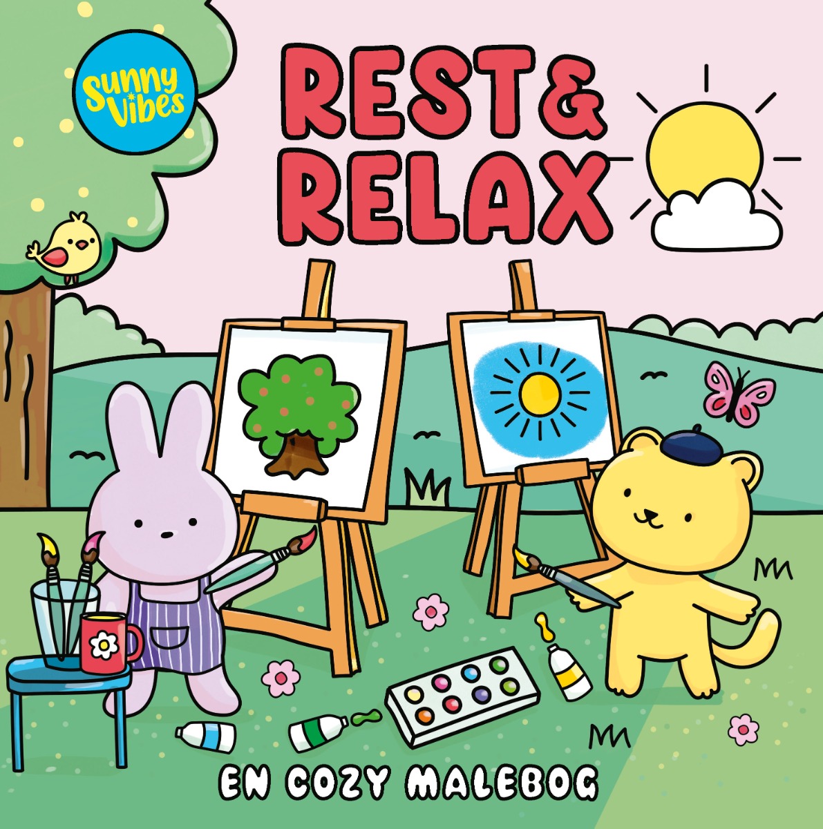 Sunny Vibes Colouring Book - Rest & Relax