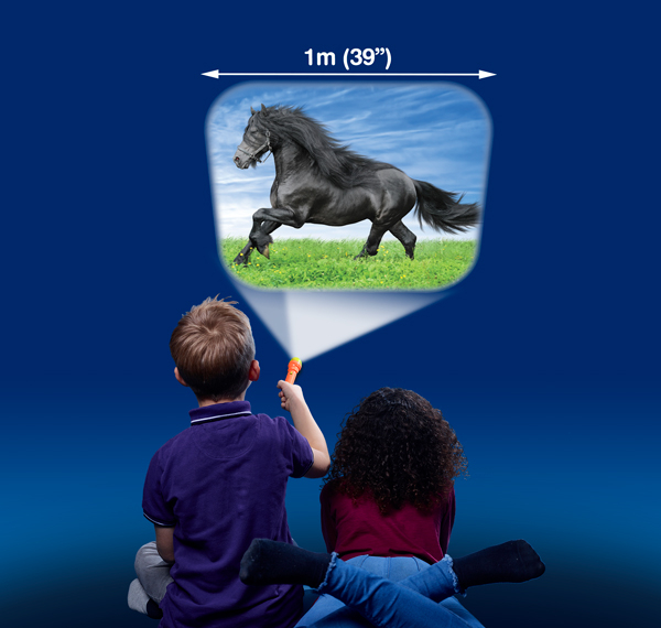 Torch Projector with Slides - Horses