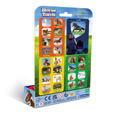 Torch Projector with Slides - Horses