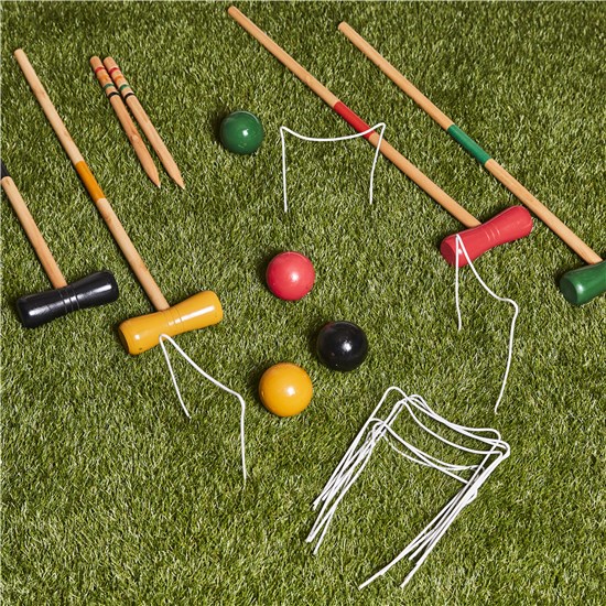 Garden Game - Wooden Croquet Set