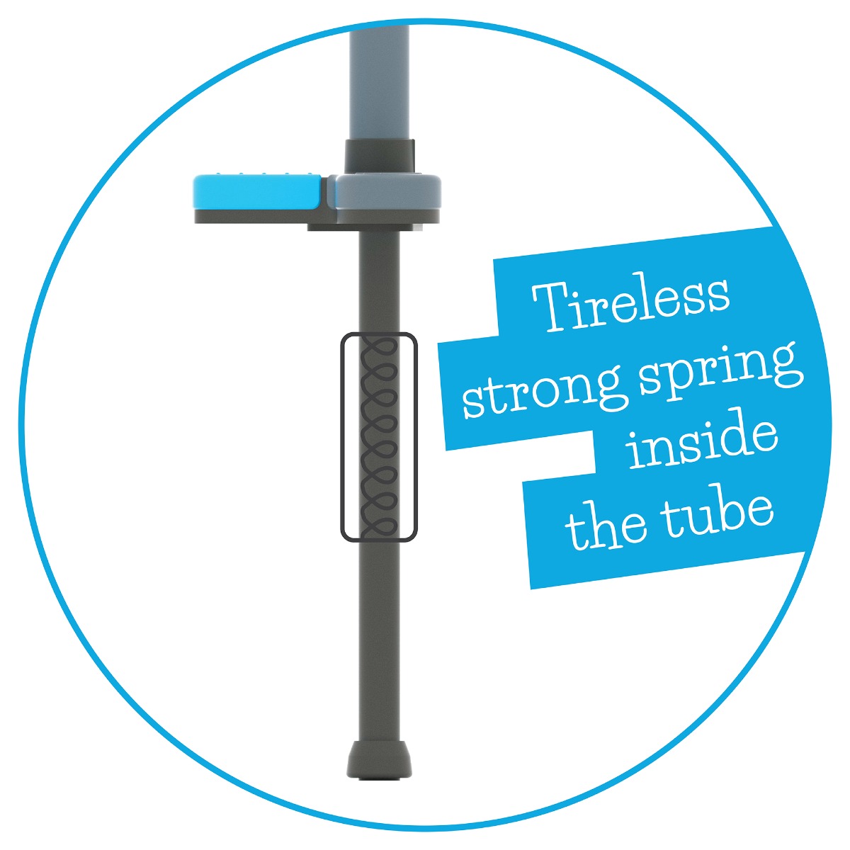 Pogo Stick (Max Weight 70 kg) - Blue