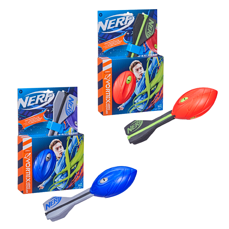 NERF Vortex Aero Howler Ball - Flies Like the Wind