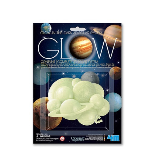 Glow-in-the-Dark 3D Solar System