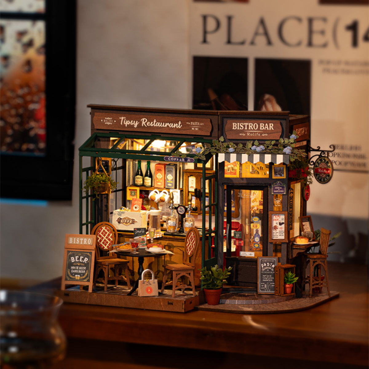 DIY Miniature House - Tipsy Restaurant