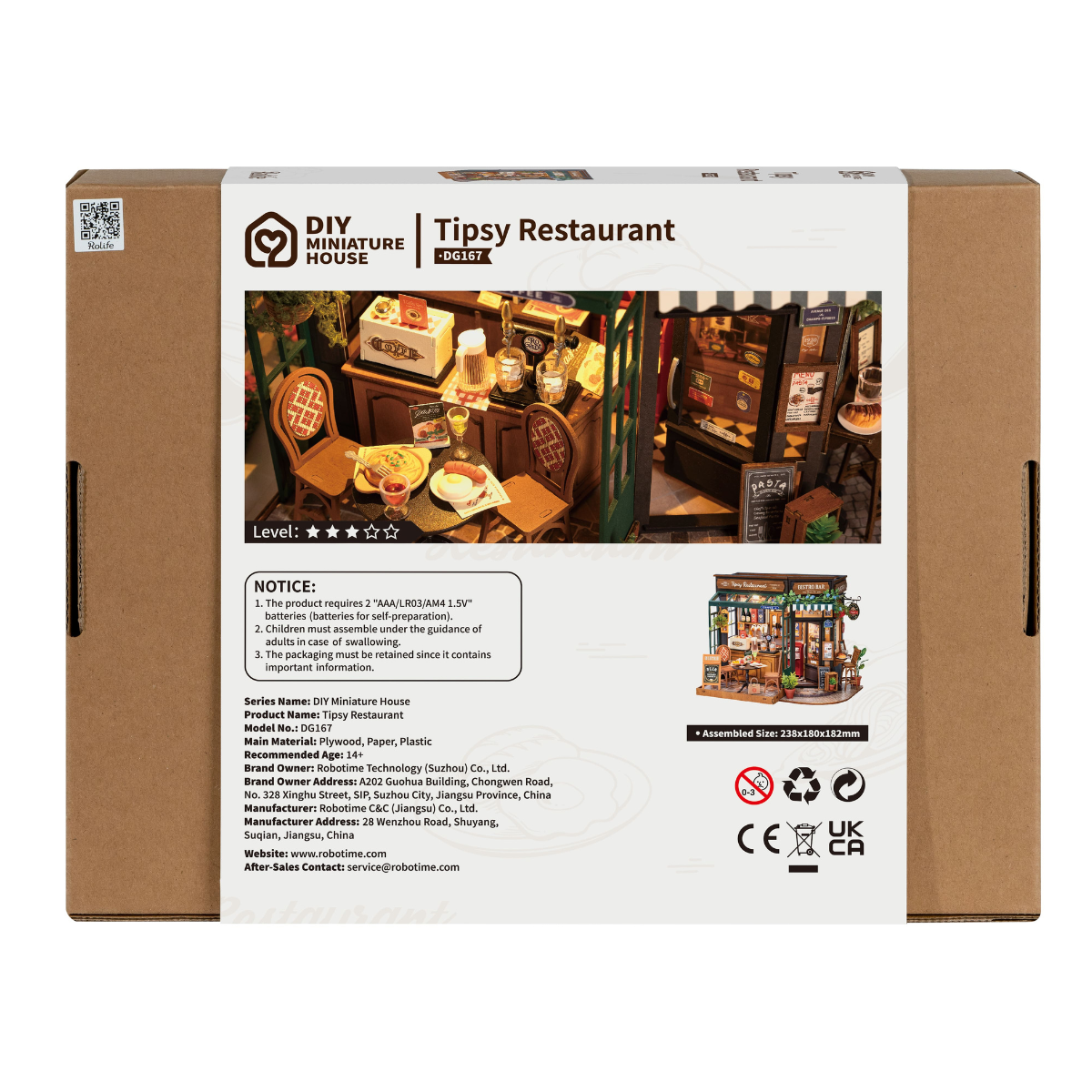 DIY Miniature House - Tipsy Restaurant