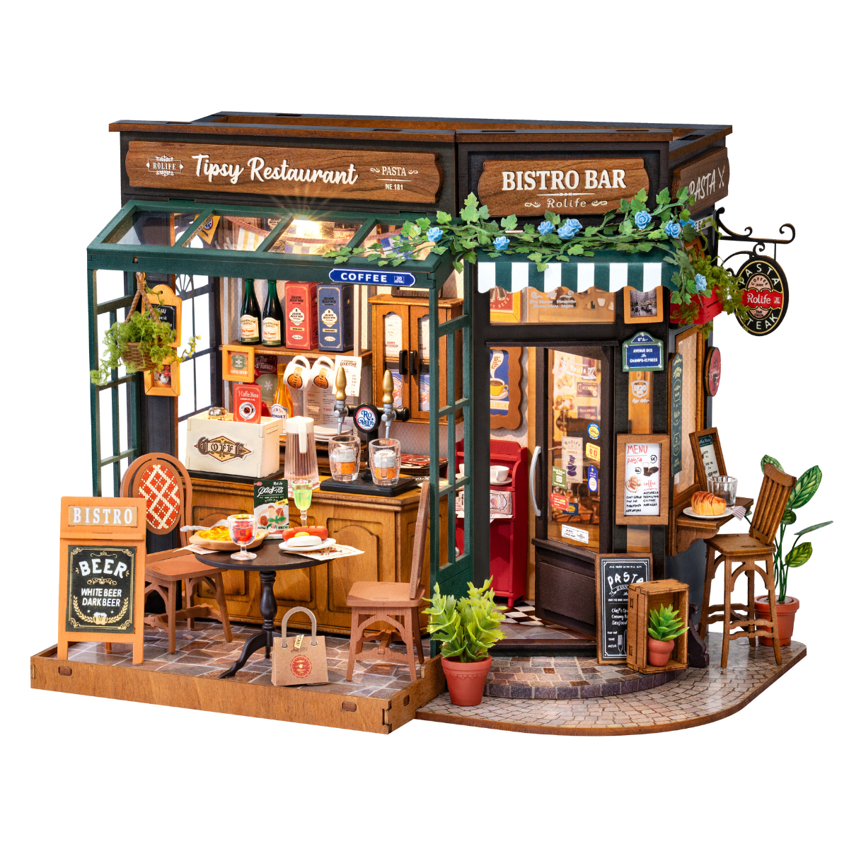 DIY Miniature House - Tipsy Restaurant