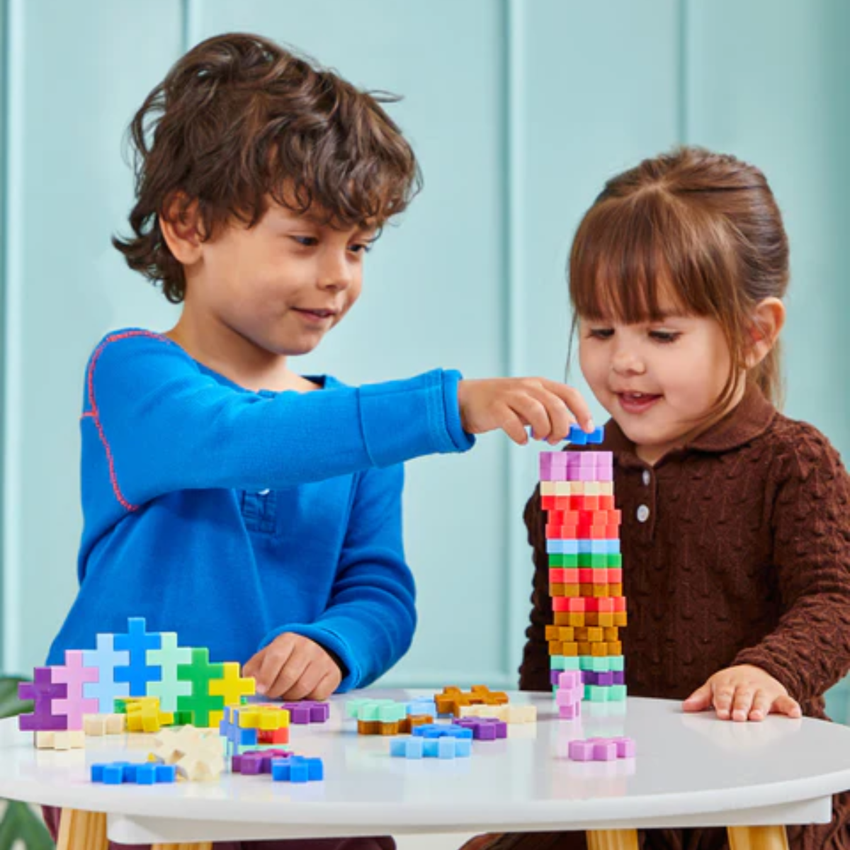 Plus-Plus BIG - Learn to Build Colorverse, 60 pcs
