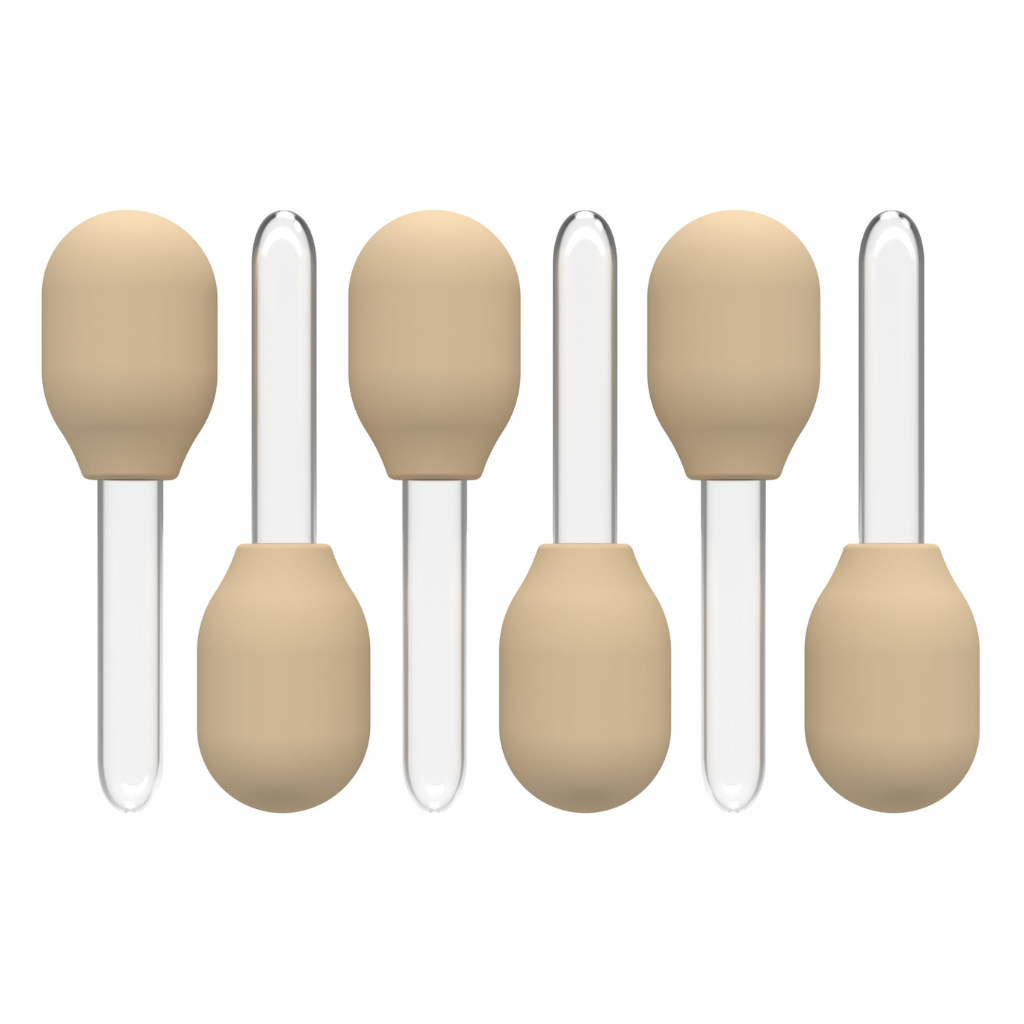 Droppers for Sensory Play - Natural, 6 pcs