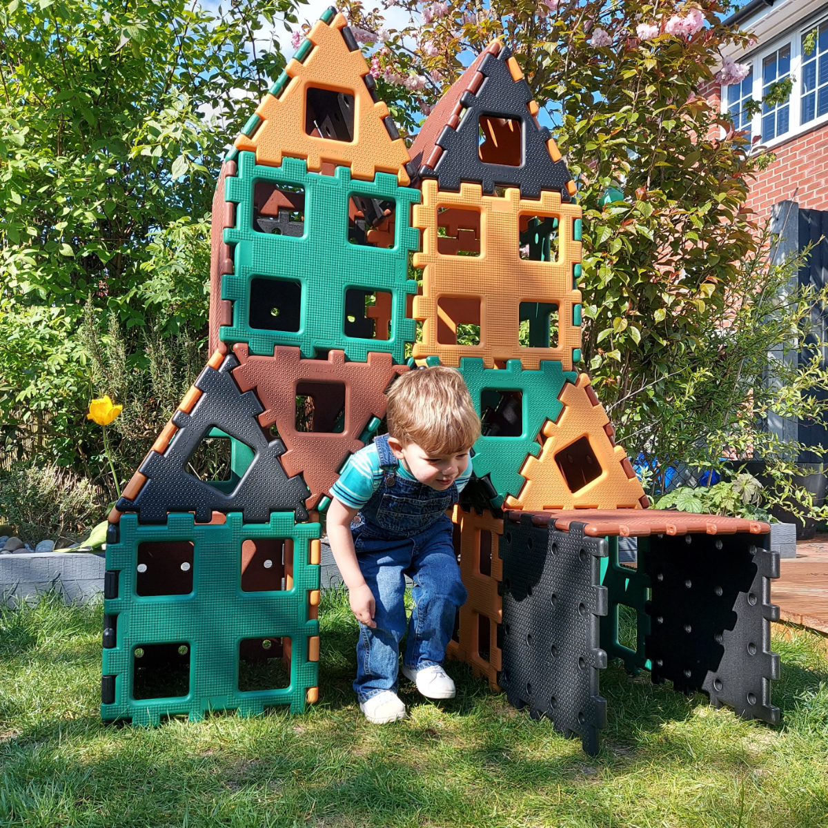 Polydron XL Natural Colours Set 3, 36 pcs