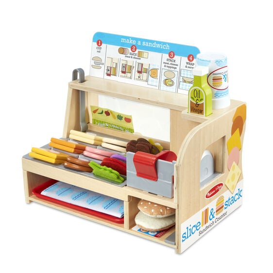 Slice & Stack Sandwich Counter, 56 pcs
