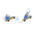 3D Lift-Up Stickers - Vehicles thumbnail