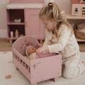 Doll Bed with Bedding - Rose thumbnail