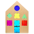 Polydron Crystal - Colour Mixing House, 49 pcs thumbnail