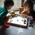 Wooden Mirror Tray - Large thumbnail