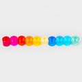Translucent Gem Circles, 10 pcs thumbnail