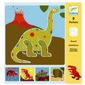 Drawing Stencils - Dinosaurs, 5 pcs thumbnail