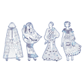 Colouring Kit - Global Fashion, 4 pcs thumbnail