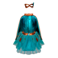 Superheroine Costume - Blue, Size 4-6 yrs thumbnail