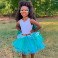 Superheroine Costume - Blue, Size 4-6 yrs thumbnail