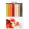 Stretchy Crepe Paper - Soft Colours, 8 Sheets thumbnail