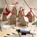 Push-Out Paper Houses and Trees, 24 pcs thumbnail