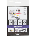 Shrink Plastic with Designs - Skulls, 4 sheets thumbnail