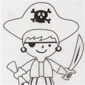 Shrink Plastic with Designs - Pirates, 4 sheets thumbnail