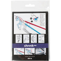 Shrink Plastic with Designs - Unicorns, 4 sheets thumbnail
