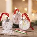 DIY Christmas Baubles with Xmas Designs, 3 pcs thumbnail