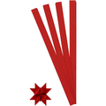 DIY Paper Stars - Red, 100 Strips thumbnail