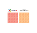 CONNETIX | Baseplates, Lemon & Peach, 2 pcs thumbnail