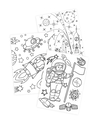 Colouring Book - Space, 36 pages thumbnail