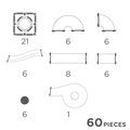 Cleverclixx | Compact Ball Run, 60 pcs thumbnail