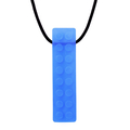 Chew Necklace, Textured Brick Pendant - Firm thumbnail