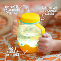 Sensory Light-Up Water Jar - Yellow thumbnail
