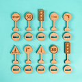 Crateit Town - Traffic & Road Signs, 10 pcs thumbnail