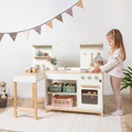 2-in-1 Play Kitchen & Cafe - Robusta (White) thumbnail