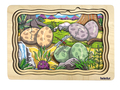 4-in-1 Puzzle with 45 pcs - Dinosaurs thumbnail