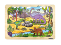 4-in-1 Puzzle with 45 pcs - Dinosaurs thumbnail
