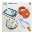 Wooden Pot, Pan & Casserole Play Set thumbnail