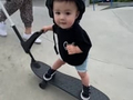 Ookkie Learner Skateboard - Black thumbnail