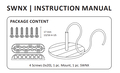 SWNX Under-Desk Foot Swing Mini - Rubber thumbnail
